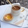 Creative Ceramic Office Household Coffee Cup And Saucer With Spoon
