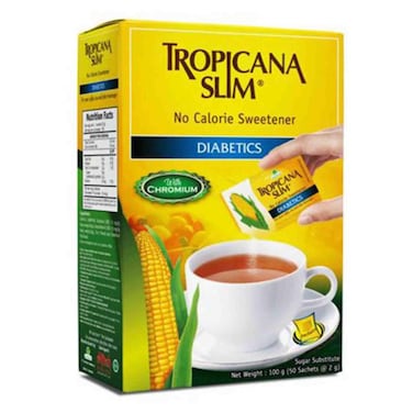 Tropicana Slim Diabetic Sweetener 2g x Pack of 25