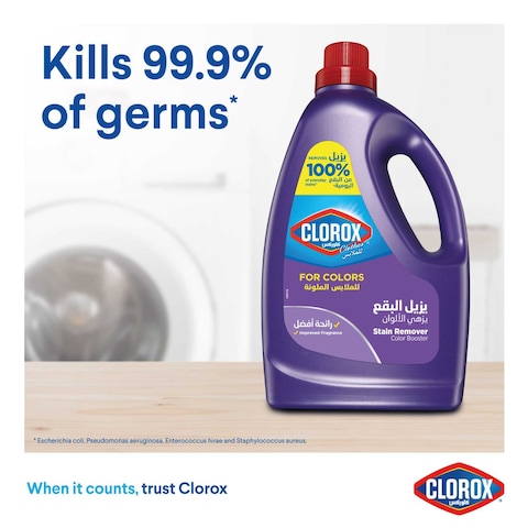 Clorox Clothes Liquid Stain Remover and Color Booster For Colored Clothes 3L