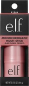E.L.F. Monochromatic Multi Stick Eyes Lips Cheeks, Dazzling Peony,0.155 Ounce 81346, 4.4 G (Pack Of 1)