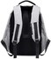 Generic Anti Theft Grey Laptop Backpack With USB Charge Waterproof Bag