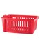 Gab Plastic Stackable Baskets, 43cm, Red