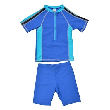Kings Collection BDSS 1801 Boys Swimming Costumes Set 2 Pieces Blue