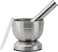 Royalford 10 cm Mortar And Pestle- RF11168 Stainless Steel Grinding Bowl For Grinding And Crushing Herbs Manual Grinder Pestle Set With Lid Stain-Resistant And Non-Skid Tool One-Piece