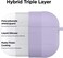 Elago Liquid Hybrid Hang designed for AirPods Pro case cover with Carabiner - Lavender