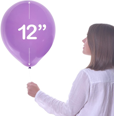 Winkyboom Pastel Balloons Assorted Color 12 Inch 100 Pack Unicorn Birthday Rainbow Party Decoration Latex Balloons