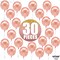 Katchon Rose Gold Balloons Party Decorations Set - Pack Of 30, 12 Inch, Rose Gold Balloon For Rose Gold Party Decoration, Rose Gold Balloons Metallic For Bridal Shower, Bachelorette, Birthday Balloons