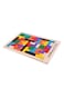 Generic Colorful Wooden Tetris Puzzle Tangram Brain Teaser Puzzle Toys Educational