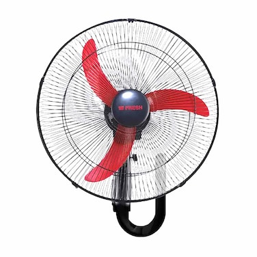 مروحة حائط فريش الشبح مع ريموت كنترول - 20 بوصة - اسود