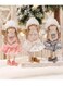 3Pcs Christmas Angel Doll Pendants Christmas/New Year Decoration Hanging Plush Dolls 15 cm