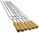 Generic - BBQ Stainless Steel Shish Kabob Skewers Barbecue Stick Grilling Long Needle