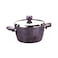 Nouval Designo Pot With Stainless Steel Lid - 18 Cm - Purple