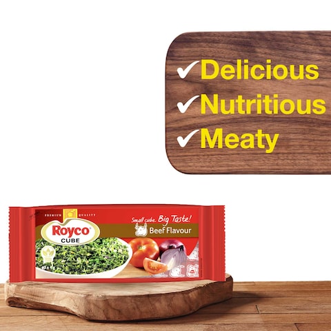 Royco Fortified Beef Cubes, For nutritious meals full of flavour, 4g x 40