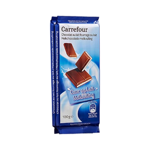 Carrefour Chocolate Milk Filled 100GR X2