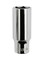 Hexagonal Deep Piping Socket Silver