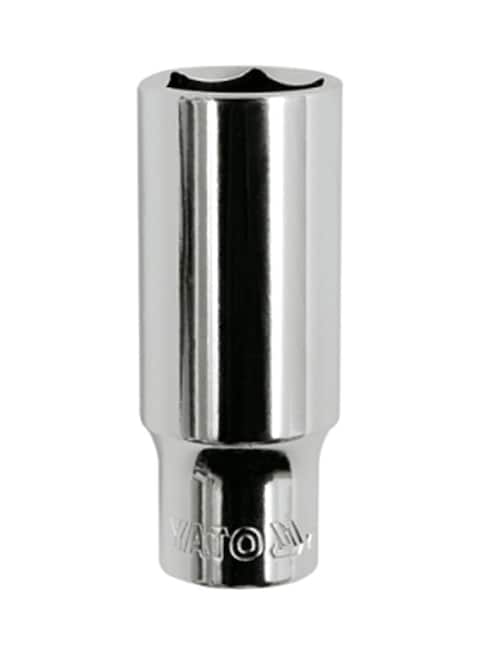 Hexagonal Deep Piping Socket Silver