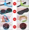 ULTIMAX Multi Revoflex Abdominal Multifunctional Abdominal Trainer Ab Wheel Roller Gym Fitness Exercises Equipment Pull Rope with Resistance Bands- Assorted Color