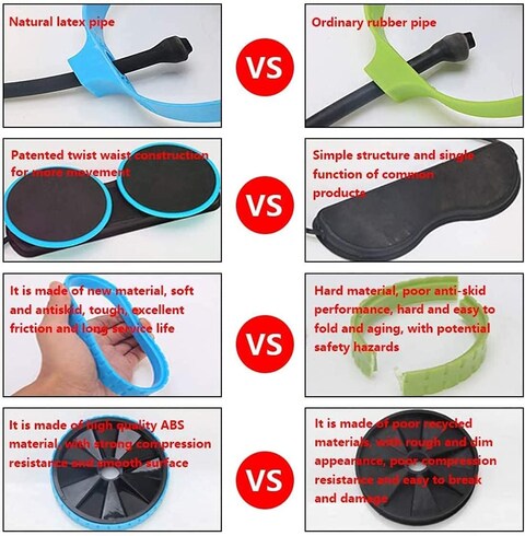 ULTIMAX Multi Revoflex Abdominal Multifunctional Abdominal Trainer Ab Wheel Roller Gym Fitness Exercises Equipment Pull Rope with Resistance Bands- Assorted Color