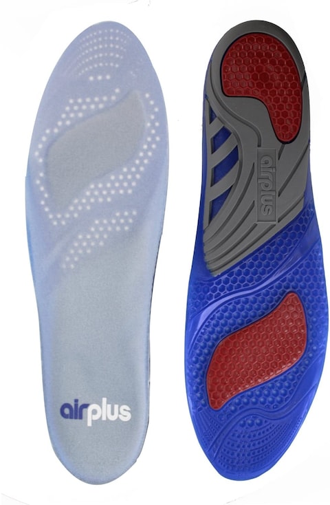 Airplus Extreme Active Gel Lightweight And Breathable Shoe Insoles For Cushion And Support, Men&#39;s, Size 7-13
