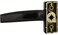 Abbasali Aluminium Door Handle Black
