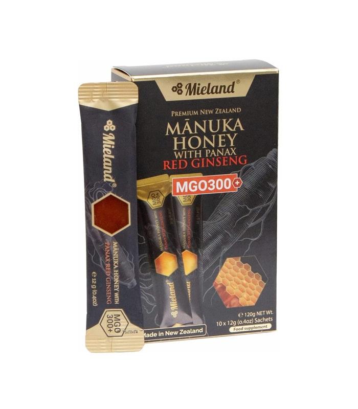 Thumbnail image for Mieland Manuka Honey with Panax Red Ginseng Concentrate 300 12 Pieces