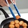 Royalford Silicone Food Tong, 27cm Food Grade Tong, RF10656 Stainless Steel Handle With Easy Grip &amp; Smart Padlock System Tong For Serving, Frying, &amp; Cooking, Multicolor