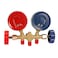 Kkmoon-Refrigerant Manifold Gauge Set Air Conditioning Tools with Hose and Hook for R12 R22 R404A R134A