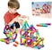64 Pieces Magnetic Building Sticks Blocks Toy, Stem Educational Construction Toys, 3D Magnet Building Puzzle Toys Gift for Kids and Toddler (64 PCS)