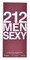 Carolina Herrera 212 Sexy Eau De Toilette For Men, 100ml