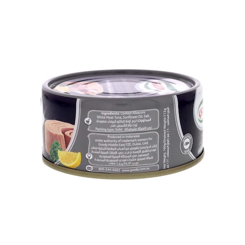 Goody Albacore White Meat Tuna In Sunflower Oil - 160 gram
