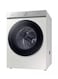سامسونج غسالة اتوماتيك امامية، سعة 24 كجم، تنشيف 75%، Eco Bubble ، موتور ديجيتال انفرتر، رمادي فاتح - WF24B9600KE/YL