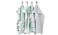 Generic Tea Towel, White /Green/Patterned45X60cm, 4Pack