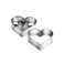 Heart Shape Shortcake Cutters Delicia 2Pc