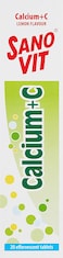 Sano Vit Calcium + C Lemon Flavour, 20 Tablets