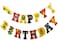 Party Time 1 Set Car Stoplight Happy Birthday Banner Birthday Party Garland, Hotwheels Cars Racing Paper Banners For Kids Hotwheels Themed Birthday Party Decorations Photo Props - Party Supplies