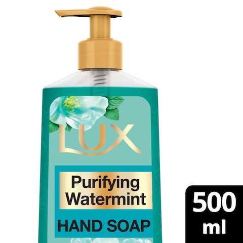 Lux Antibacterial Liquid Handwash Glycerine Enriched, Purifying Watermint For All Skin Types, 500ml