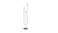 Floor lamp, chrome-plated/opal white glass