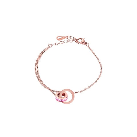 Aiwanto Bracelet for Women&#39;s Stone Beautiful Hand Bracelet Chain Jewelry (Rose Gold)