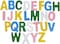Creative Wooden Craft Letters with Wood Storage Tray Set,Natural Blank Unfinished Wooden Alphabet Letters for Kids Learning Gift,Home Decoration ( Multicolour)