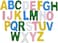 Creative Wooden Craft Letters with Wood Storage Tray Set,Natural Blank Unfinished Wooden Alphabet Letters for Kids Learning Gift,Home Decoration ( Multicolour)