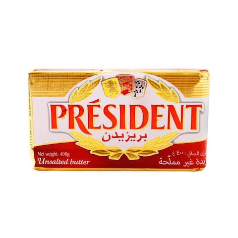 Buy President Unsalted Butter 400g in UAE