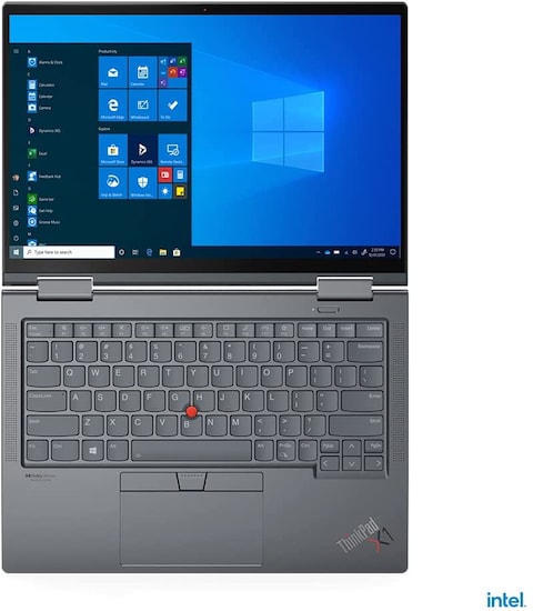 Lenovo Thinkpad X1 Yoga Gen 6 2 In 1 Laptop, 14&quot; FHD+ 400Nits Anti Glare Display, Core i7-1165G7 Upto 4.7Ghz, 16GB RAM, 1TB SSD, Intel Iris Xe Graphics, Backlit EN KB, Windows 10 Pro, Storm Grey