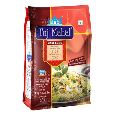 Taj Mahal Maxi Long Supreme Basmati Rice 1Kg