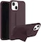 MARGOUN for iPhone 13 Finger Grip Phone holder Phone Case Car Magnetic Multi-function Shockproof Back Cover Protective Case Two-in-one Phone holder Phone Case (Brown, iPhone 13)