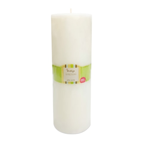 Pillar Candle 4x12in Ivory