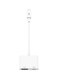 JBQ LA-P9 Lightning To Lightning + HDMI Adapter Compatible With iOS Devices, White
