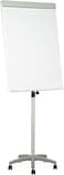 Generic Heavy-Duty Mobile Magnetic Dry-Erase Flipchart Easel, 29" X 42" Board (No Arms) Without Side Arms White