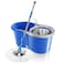 HYX Spin Mop Bucket System, 360 Spin Mop &amp; Bucket Floor Cleaning Mop Bucket With 2 Microfiber Replacement Head Refills