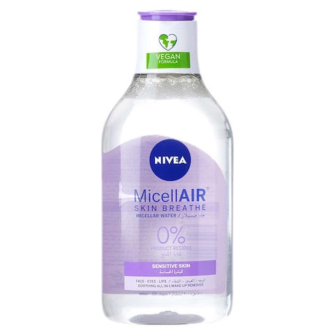 Buy Nivea Micellar Water Makeup Remover for Sensitive Skin - 400ml in Egypt