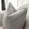 Cushion Set (With Filler) Benjamin Laurent Pillow Knot Home Cover Case with Fillers for Modern Sofa Contemporary Living Room Bedroom and Office Soft Filling Washable